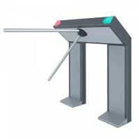 Автономная проходная моторизованная двухстоечная Rusgate T2-M-BF v.2.1 EM с памятью на 4000 событий (с автоматическими планками Антипаника) 